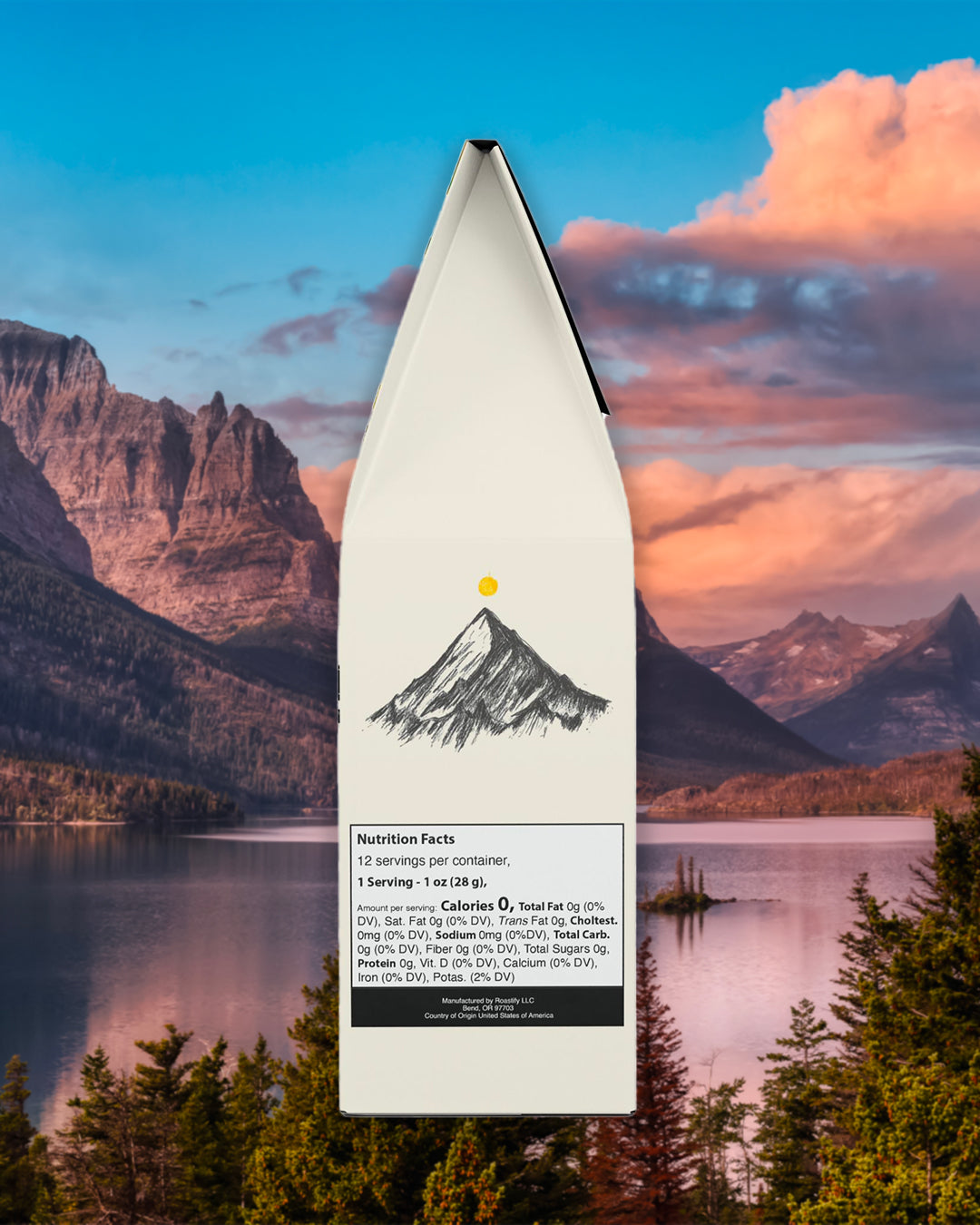 Trapper Peak (Decaf: Cocoa, mellow citrus, toasty)