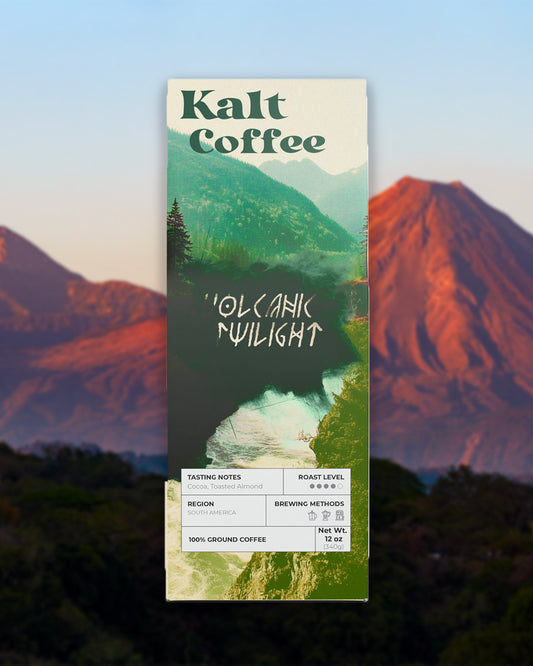 Volcanic twilight (Toasted nut and cocoa-Medium-Dark Roast)