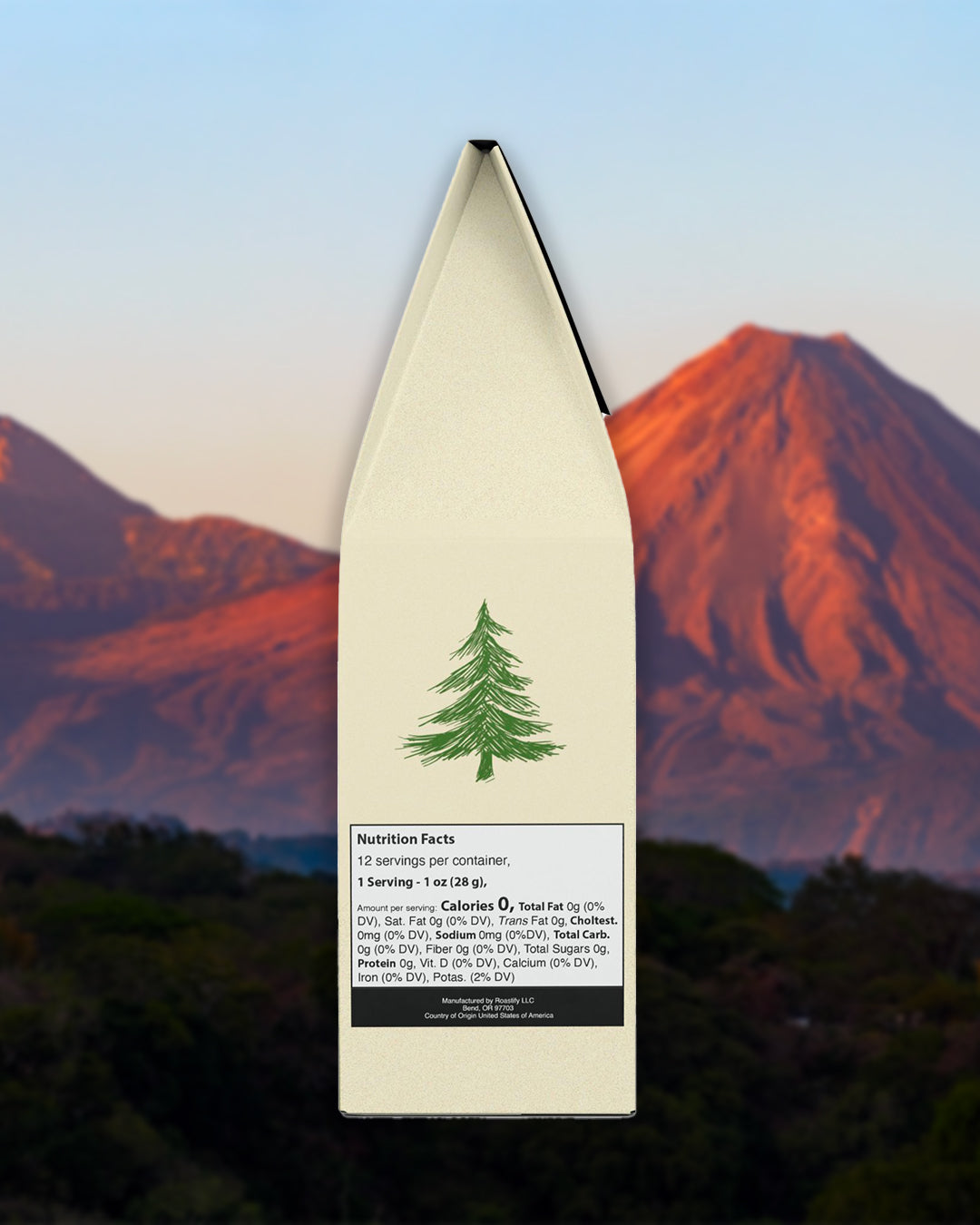 Volcanic twilight (Toasted nut and cocoa-Medium-Dark Roast)